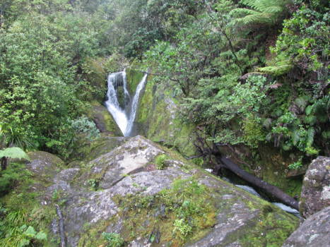 Abel Tasman National Park - Door de regen ontstane watervalletje