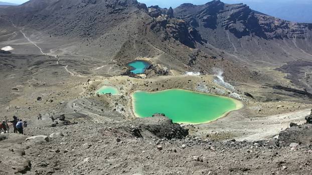 Tongariro Crossing - Emerald Lakes