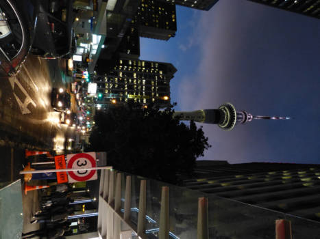Sky Tower Auckland - Sky by Night