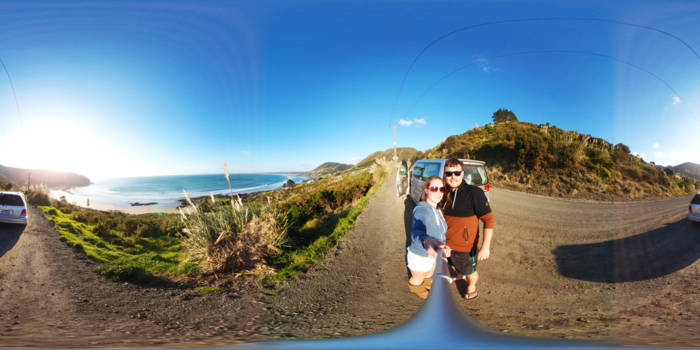 Noordereiland - Ahipara in 360° - Nieuw-Zeeland