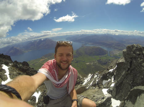 The Official Centre of New Zealand - Sitting on top of the remarks