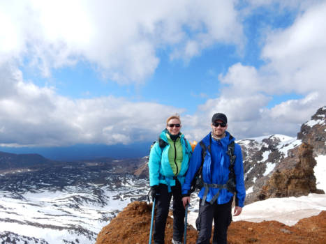 Tongariro Crossing - Icy Mordor !