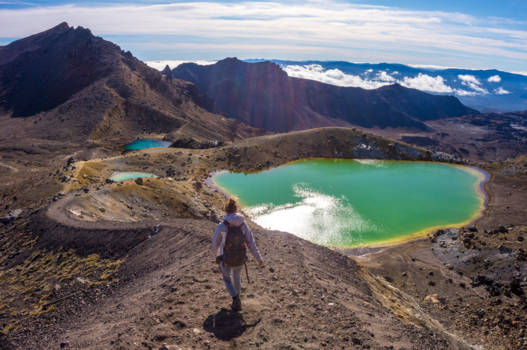 Tongariro Crossing - On top of the world