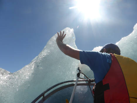 Zuidereiland - Tasman glacier lake
