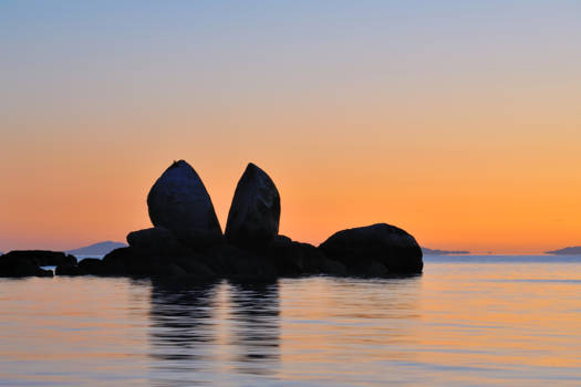 Zuidereiland - Split Apple Rock