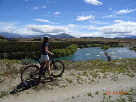 Wanaka - Mountainbiken in NZ is een wereld van verschil, vergeleken met NL.
