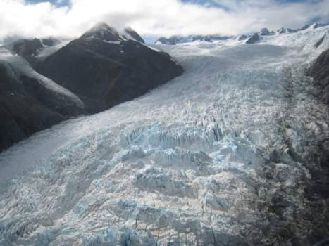 Franz Josef Glacier - Glacier vanuit de helikopter