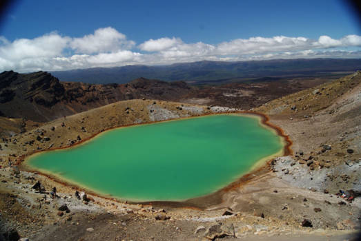 Tongariro Crossing - Magische meren tijdens de tongariro crossing