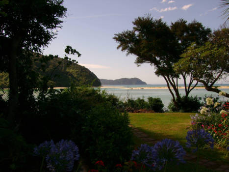 Abel Tasman National Park - Ultiem  genieten van het uitzicht na een schitterende kayak tocht .