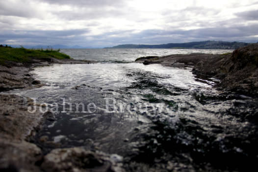 Lake Taupo - Playing with water