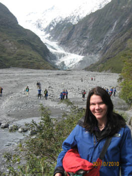 The Official Centre of New Zealand - Franz josef glacier New Zealand