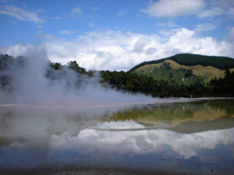 Noordereiland - Kokend water in WaiO-Tapu
