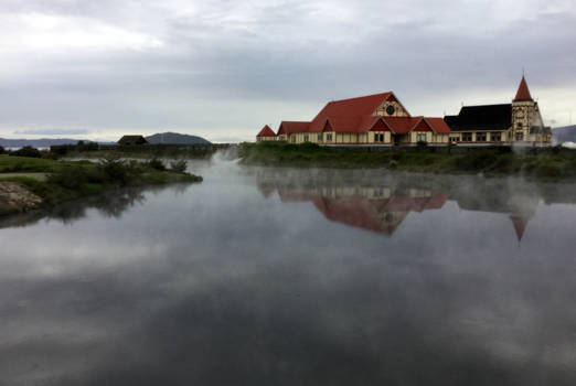 Tamaki Maori Village - Tamaki Maori Village in de zwaveldamp