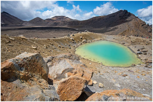 Tongariro National Park - Tongariro Crossing met de emerald lakes