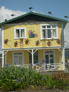 Rondreis Nieuw-Zeeland in zes weken - Napier een huis in Art Deco stijl