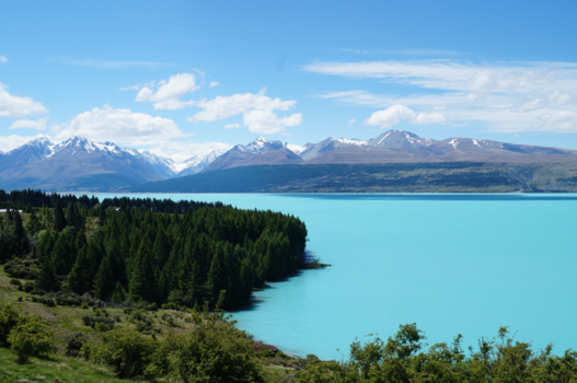 Rondreis Nieuw-Zeeland in zes weken - Lake Pukaki op het Zuider Eiland van Nieuw-Zeeland.
