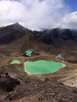 Tongariro National Park - De beloning, de Emerald Lakes !