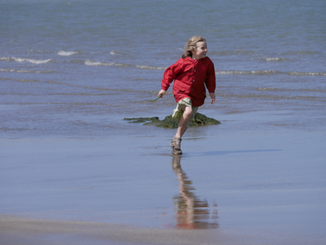 Wizard of New Zealand - simply happy at the Castlepoint Beach New Zealand