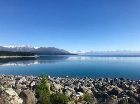 Lake Tekapo - Lake Tekapo in Nieuw-Zeeland