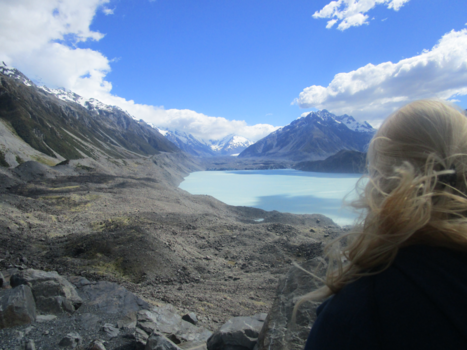 Mount Cook - Wegzwijmelen bij Mount Cook