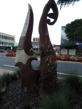 Rondreis Nieuw-Zeeland in zes weken - Rotarowua de stad met de stinkende warme geysers.