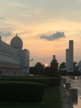Museum of New Zealand - Sunset at Abu Dabhi
