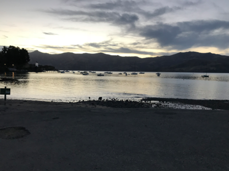 Banks Peninsula - Akaroa by night