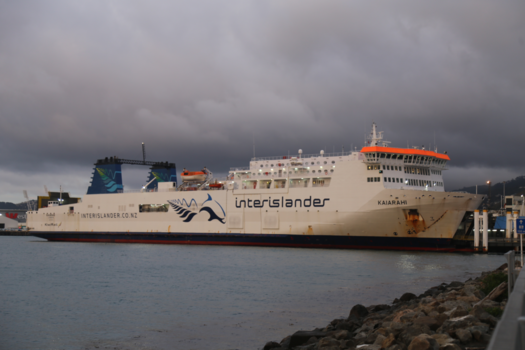 Wizard of New Zealand - ferrij van zuid naar noorder eiland New Zealand