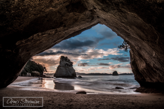 Noordereiland - Cathedral cove, NZ
