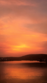 Hamilton - bloody awesome sunset