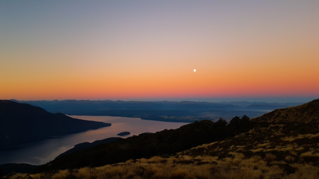 Kepler Track - View Luxmore hut