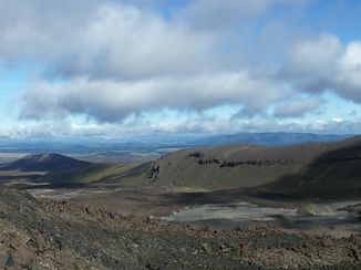 Tongariro Crossing - View from te top