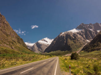 Nieuw-Zeeland - Op weg naar Milfort Sount