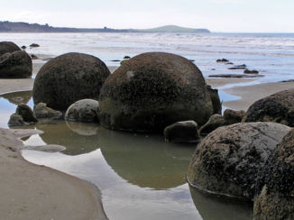 Nieuw-Zeeland - Mouraki boulders