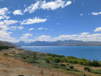 Nieuw-Zeeland - Lake Tekapo (felblauw meer)