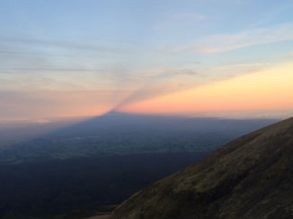 Nieuw-Zeeland - Sunset from Mount Taranaki