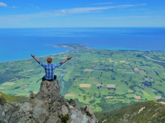 Nieuw-Zeeland - Stunning Kaikoura from mount Fyffe