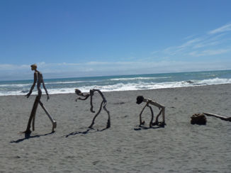 Nieuw-Zeeland - Drift wood festival Hokitika