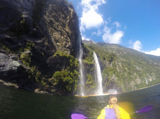 Nieuw-Zeeland - Kajakken in Milford Sound