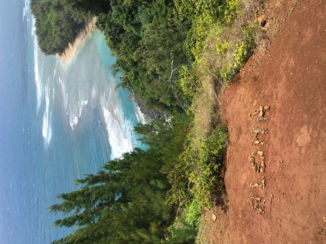 Pacific Island Travel - Uitzicht vanaf de Kalalau Trail op Ke'e Beach