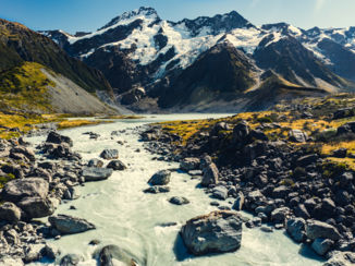 Nieuw-Zeeland - Hooker Valley Track, Mt. Cook.