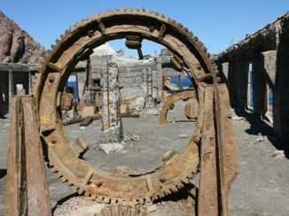 Nieuw-Zeeland - oude zwavel fabriek White Island