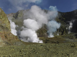 Nieuw-Zeeland - White Island smoking