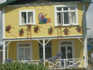 Rondreis Nieuw-Zeeland in zes weken - Napier een huis in Art Deco stijl