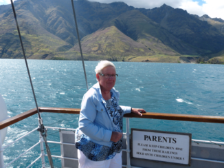 Nieuw-Zeeland - Op de Stoomboot de Earnslaw bij Queenstown