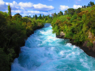 Nieuw-Zeeland - Hukafalls