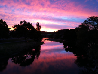 Nieuw-Zeeland - Avond lucht Nelson, NZ