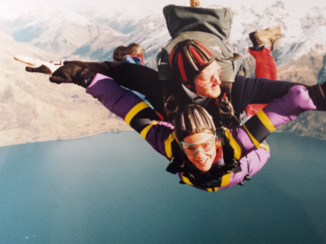 Nieuw-Zeeland - parachute springen Queenstown