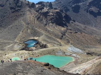 Tongariro National Park - Uitzicht vanaf de krater