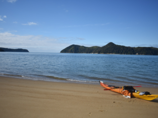 Nieuw-Zeeland - canoe at Abel tasman